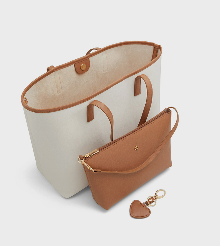 LOOKOUT Textured Tote Bag