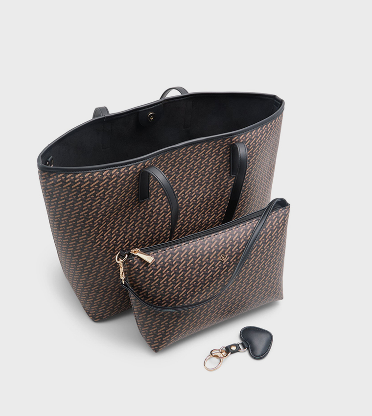 LOOKOUT Printed Tote Bag
