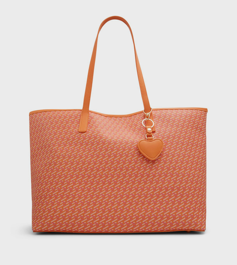 Buy Call It Spring LOOKOUT Patterned Tote Bag In Orange 6thStreet UAE