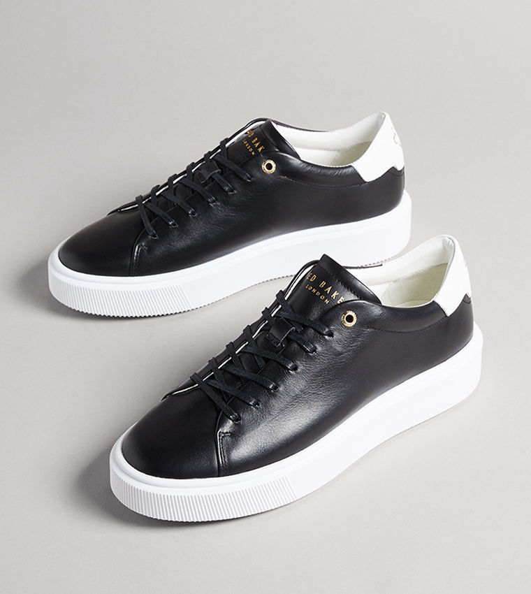 LORNEA Magnolia Flower Platform Sneakers