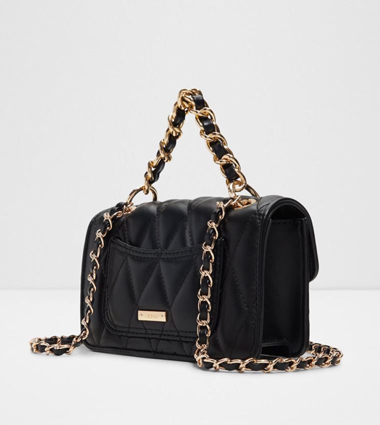 LOUBELLA Quilted Top Handle Crossbody Bag