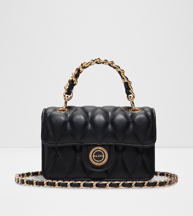 LOUBELLA Quilted Top Handle Crossbody Bag