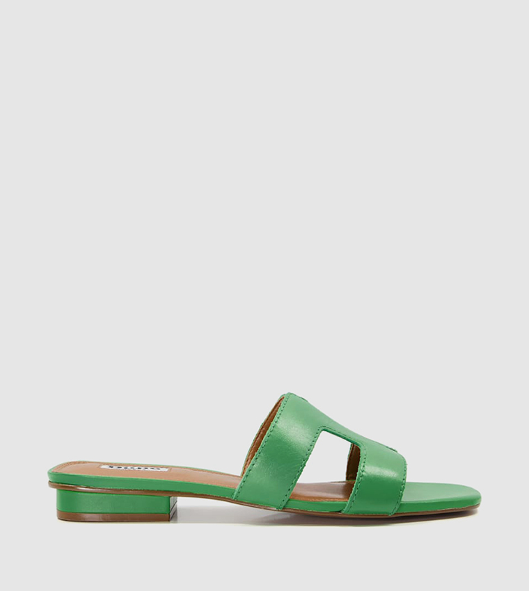 LOUPE Open Toe Flat Sandals