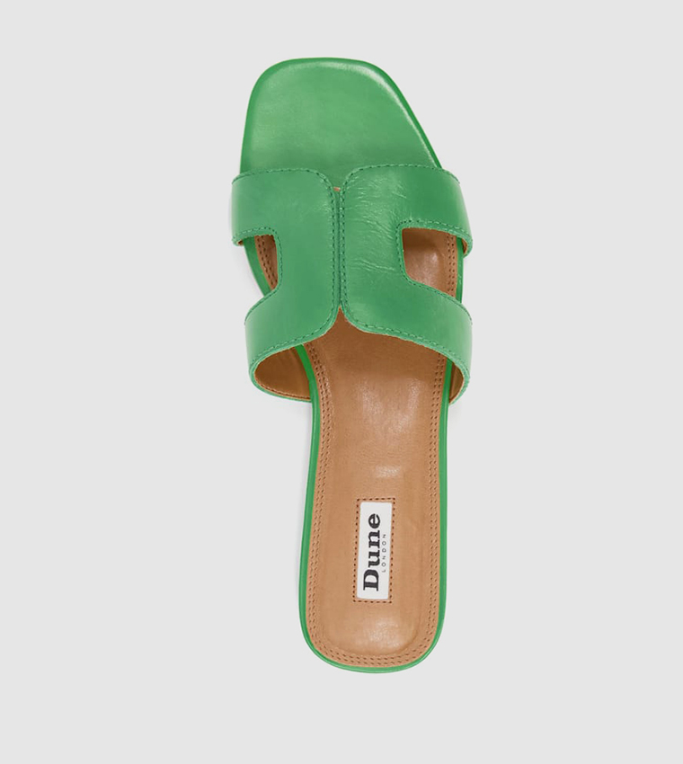 LOUPE Open Toe Flat Sandals