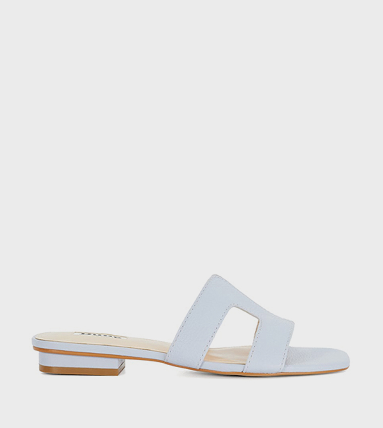 LOUPE Open Toe Flat Sandals