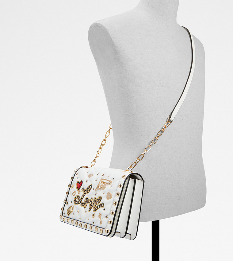Aldo white sling hot sale bag