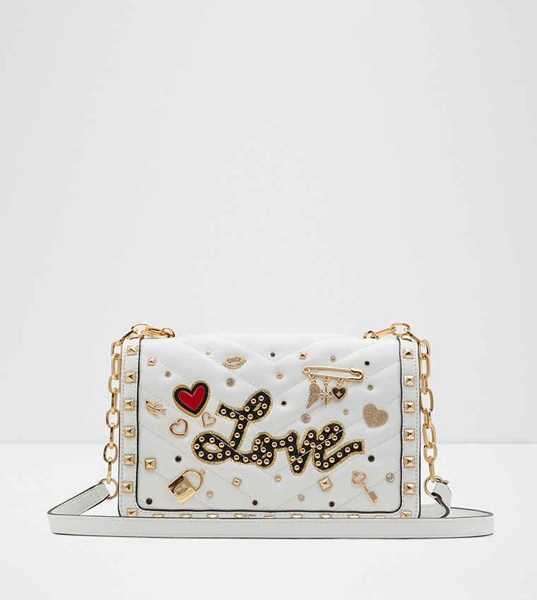 Aldo white best sale sling bag
