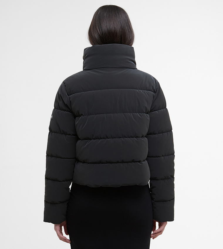 HUDSON Zippered High Neck Puffer Jacket