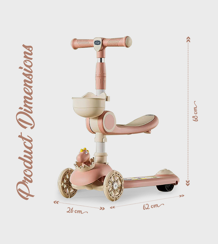Kids Ride On & Scooter- Dinosaur