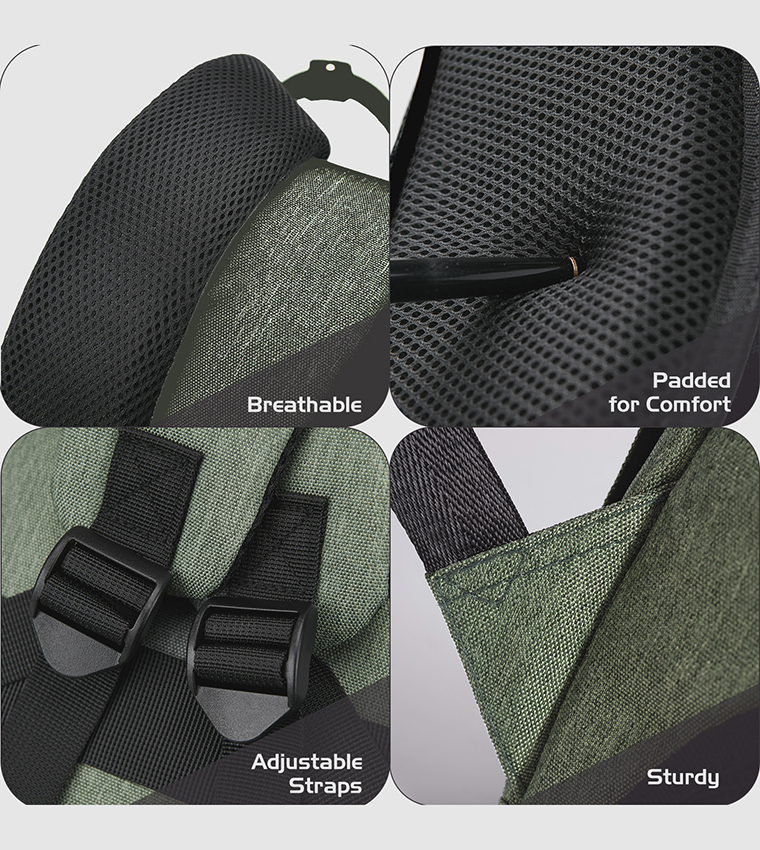 2 in 1 Diaper Bag with Sanitizer Bottle keychain & Stroller Hooks