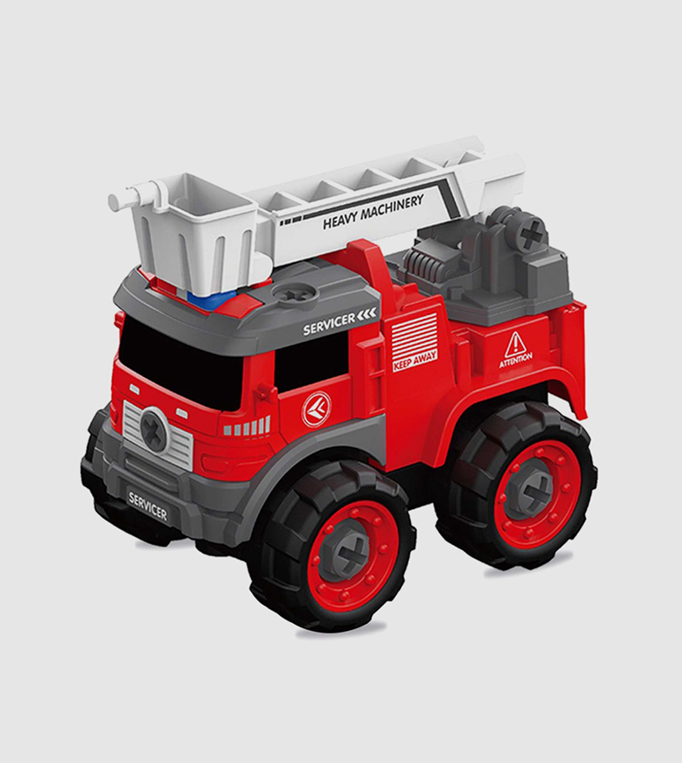 Remote Control Fire Fighting Truck - Red
