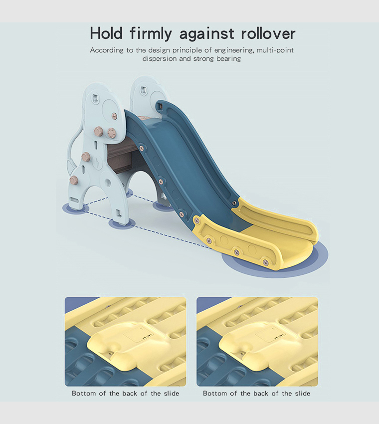 Dinosaur Slide with Basket Ball Hoop