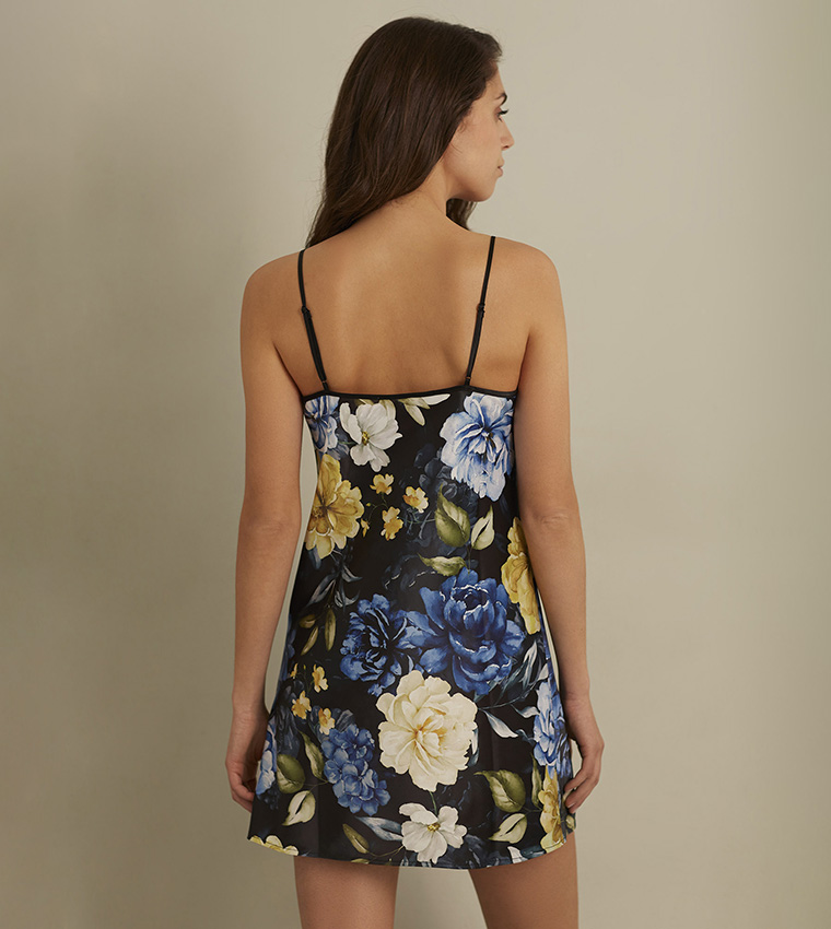 Floral Printed Cami Strap Nightdress