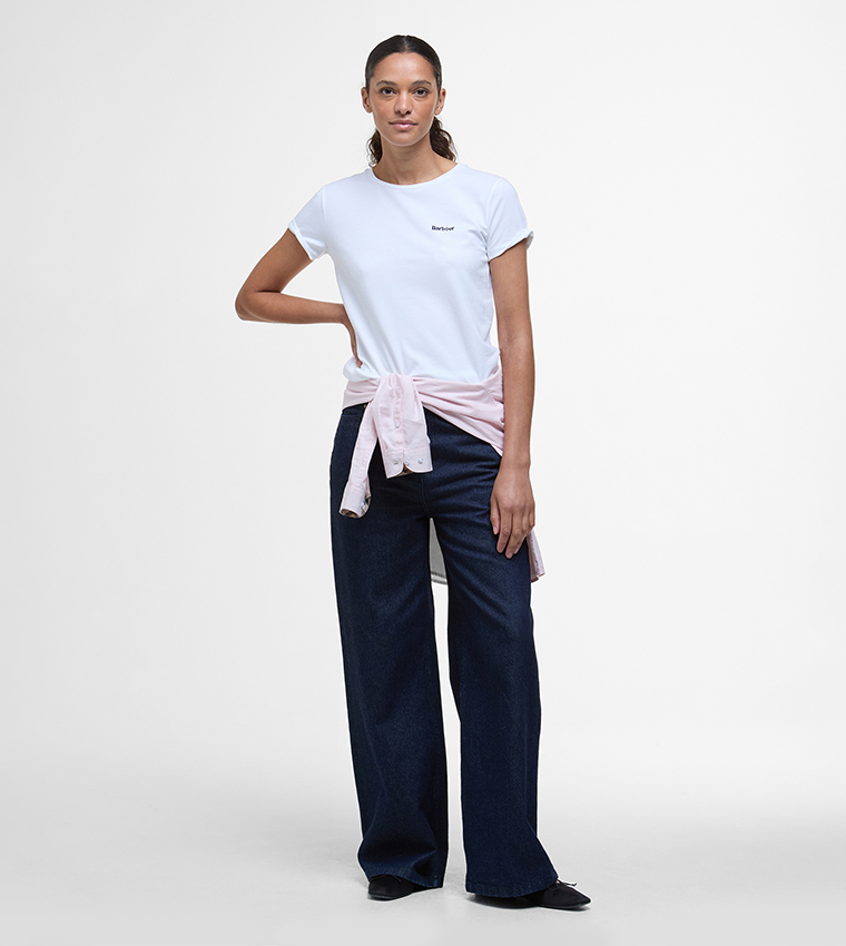 SALTFORD Logo Embroidered Short Sleeves T-Shirt