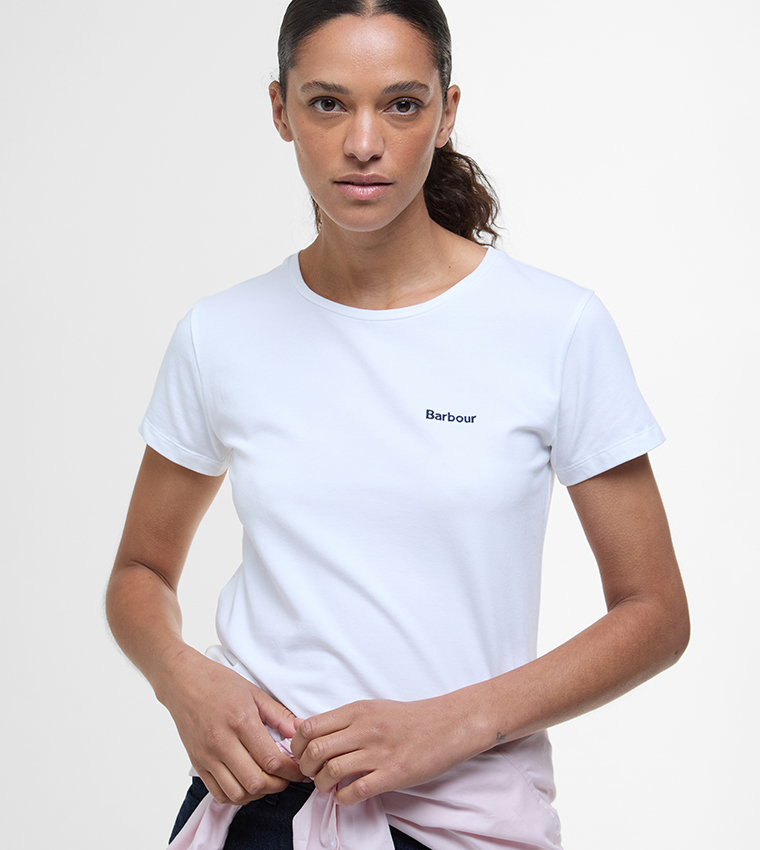 SALTFORD Logo Embroidered Short Sleeves T-Shirt