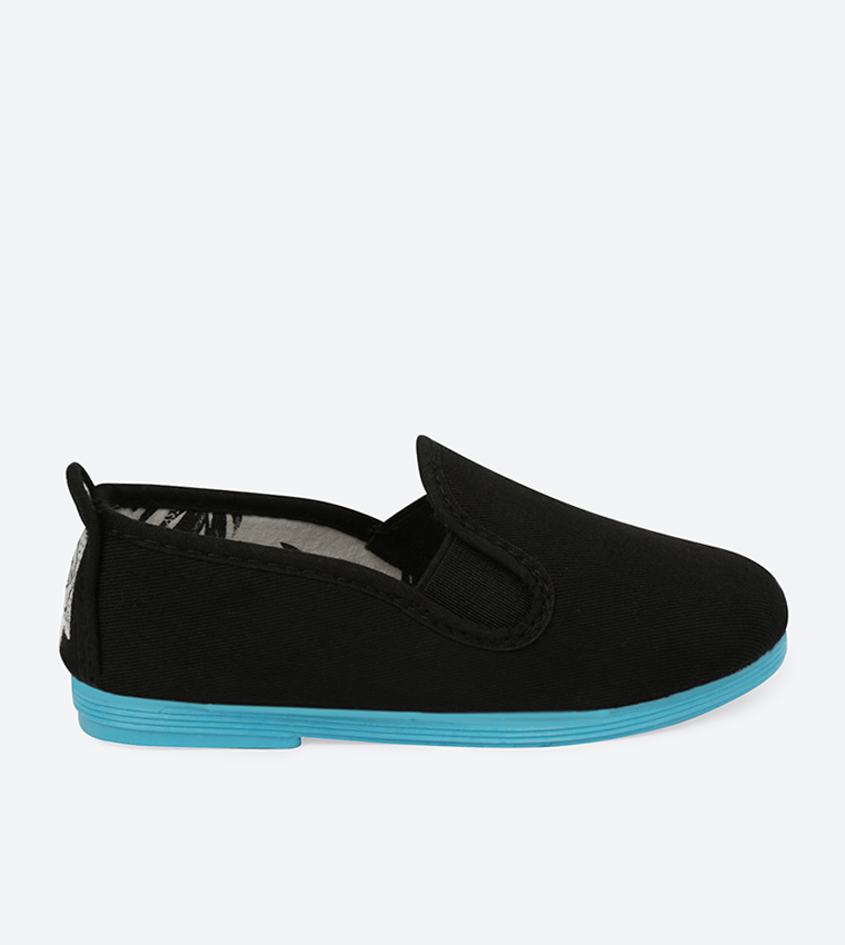 Luna Slip-Ons - Black