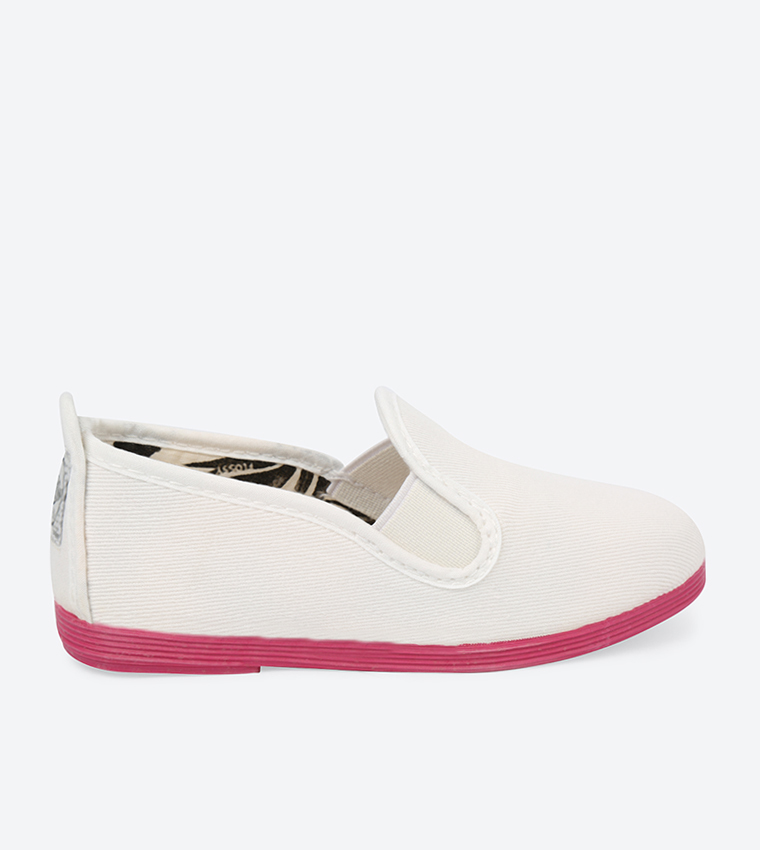 Luna Slip-Ons - White