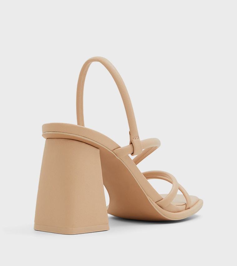 LUXE Slingback Block Heel Sandals