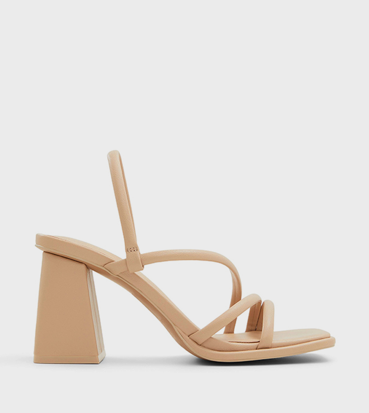 LUXE Slingback Block Heel Sandals