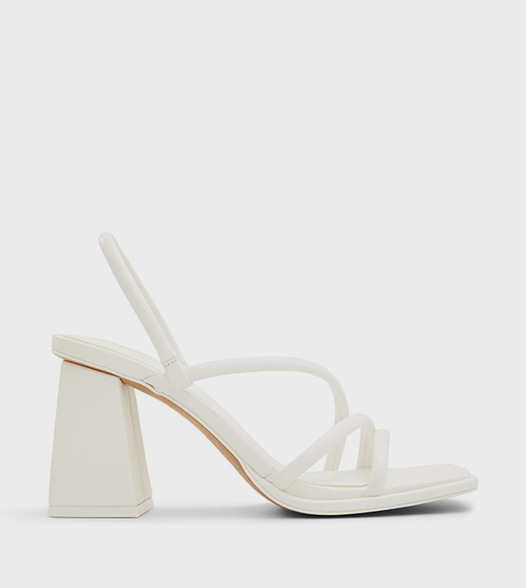 LUXE Slingback Block Heel Sandals