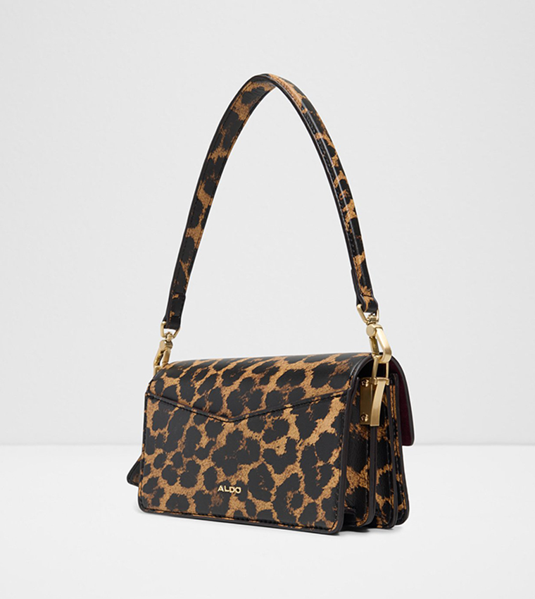 LUXECARRY2.0 Leopard Print Shoulder Bag