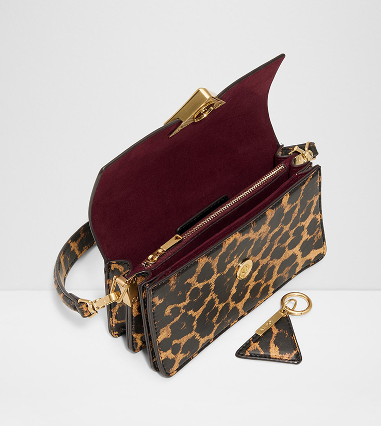 LUXECARRY2.0 Leopard Print Shoulder Bag