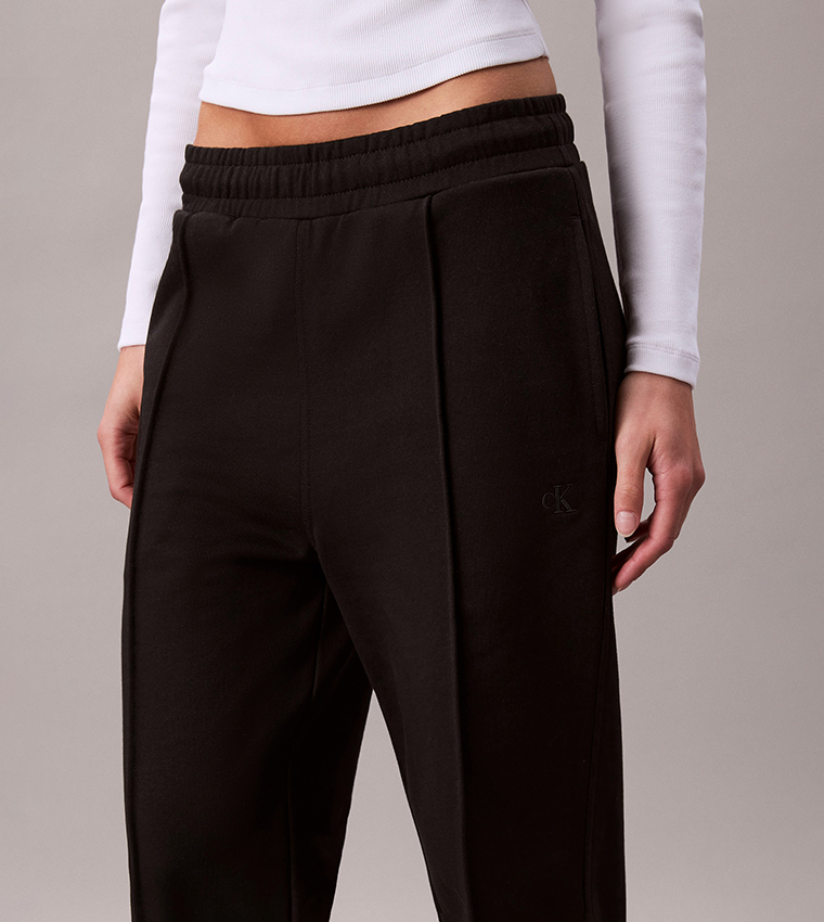 Elastic Waist Wide Leg Sweatpants
