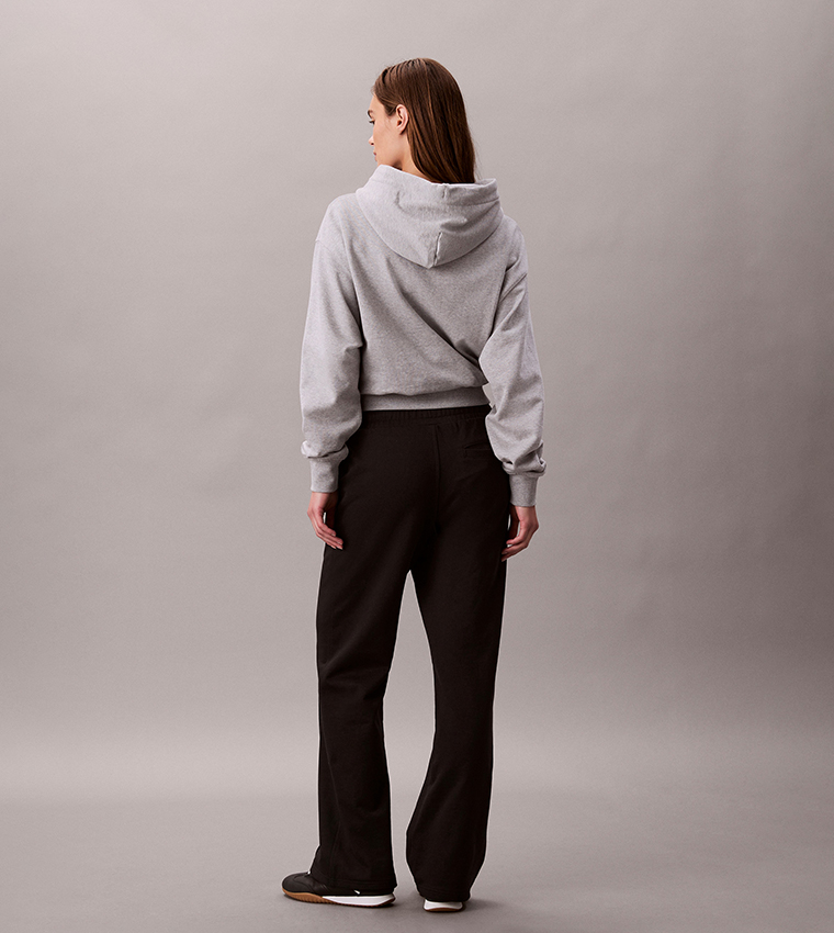 Elastic Waist Wide Leg Sweatpants