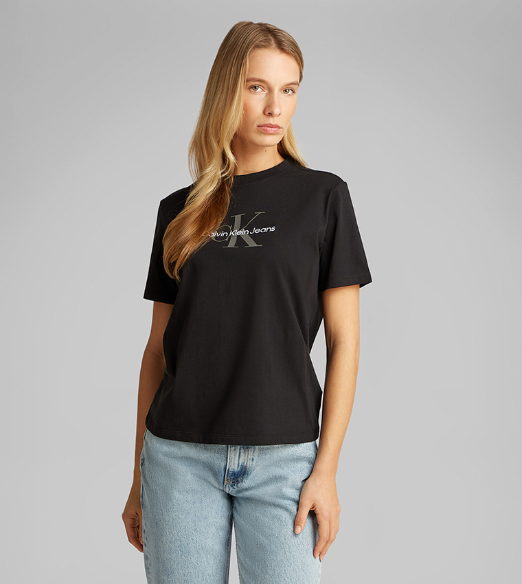 Logo Printed Crew Neck T-Shirt