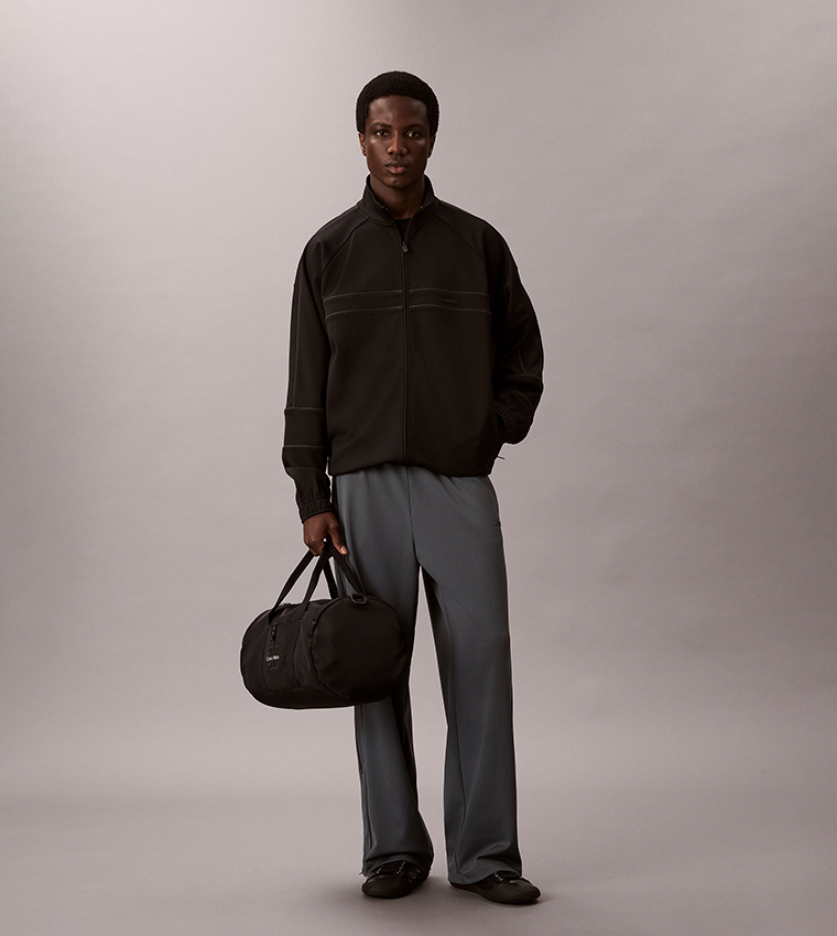 Logo Embroidered Weekender Duffle Bag