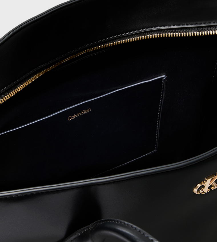 Logo Detail Dome Tote Bag