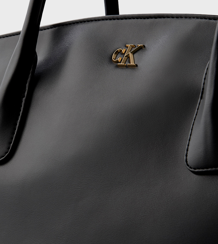 Logo Detail Dome Tote Bag