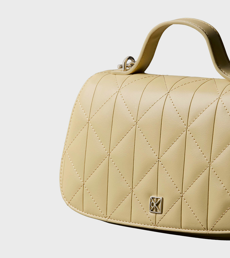 Quilted Top Handle Bag