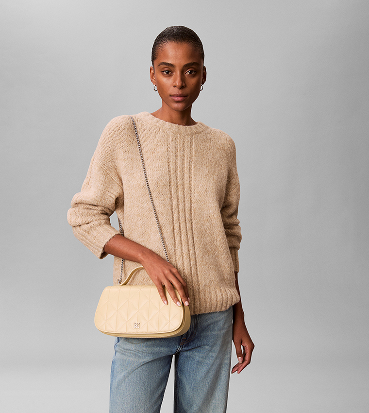 Quilted Top Handle Bag