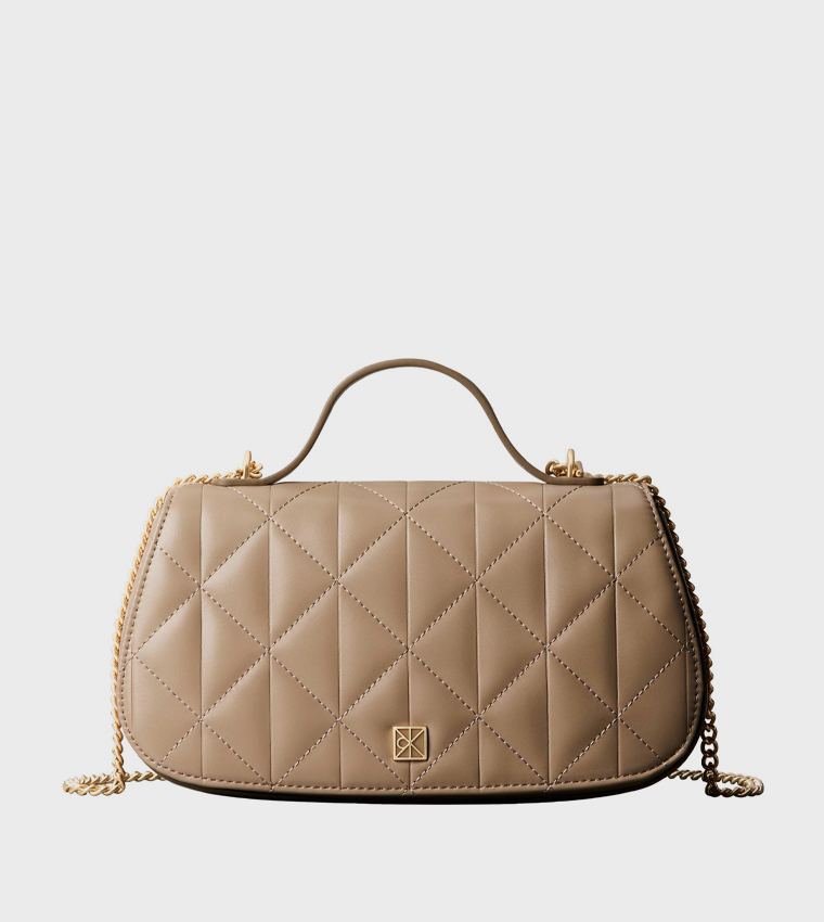 Quilted Top Handle Bag