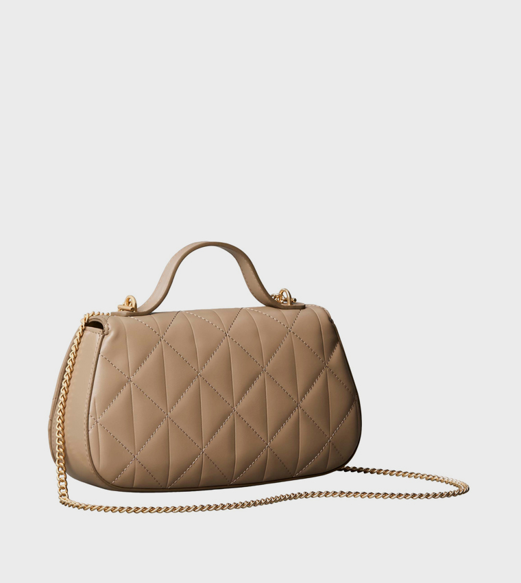 Quilted Top Handle Bag