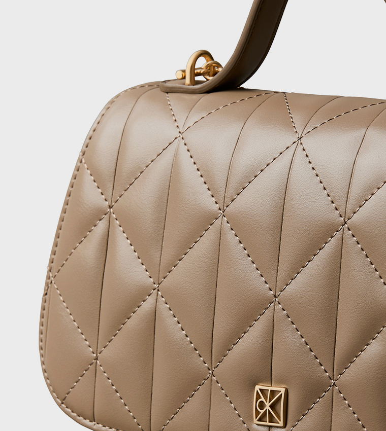 Quilted Top Handle Bag