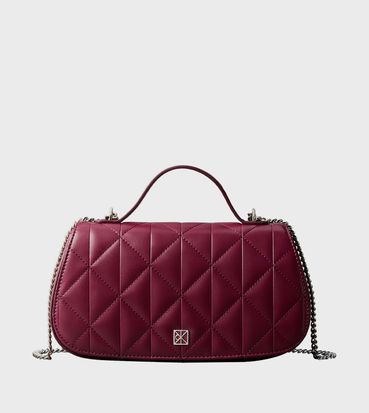 Quilted Top Handle Bag