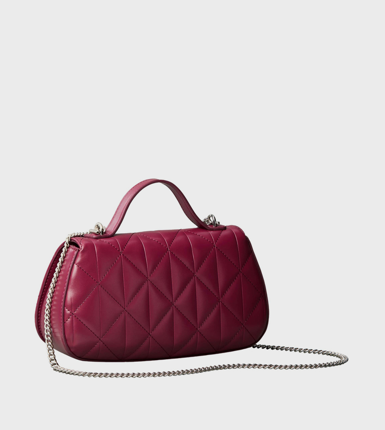 Quilted Top Handle Bag