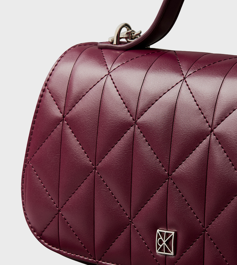 Quilted Top Handle Bag