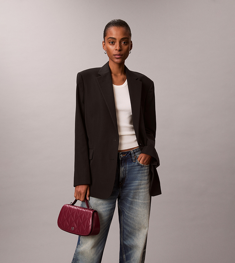 Quilted Top Handle Bag