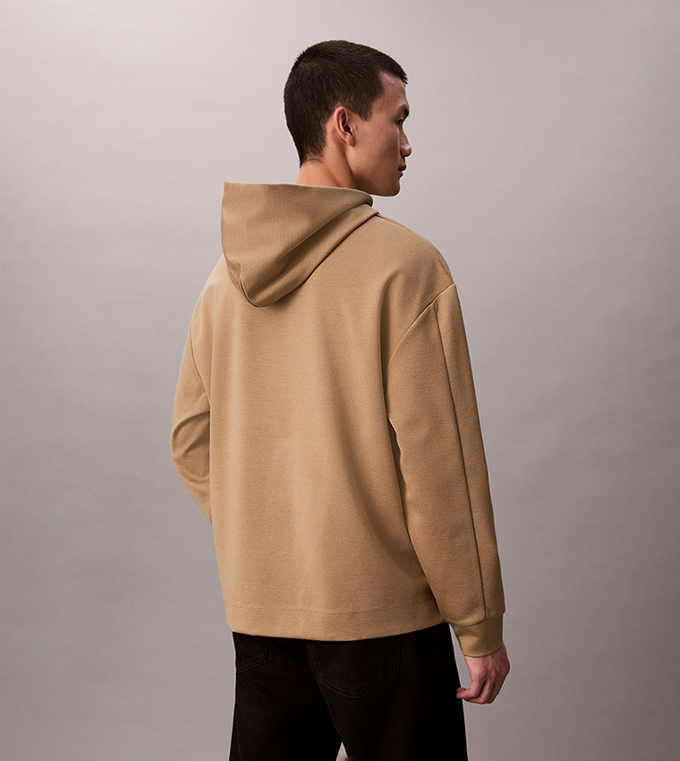 Monogram Embroidered Long Sleeves Hoodie