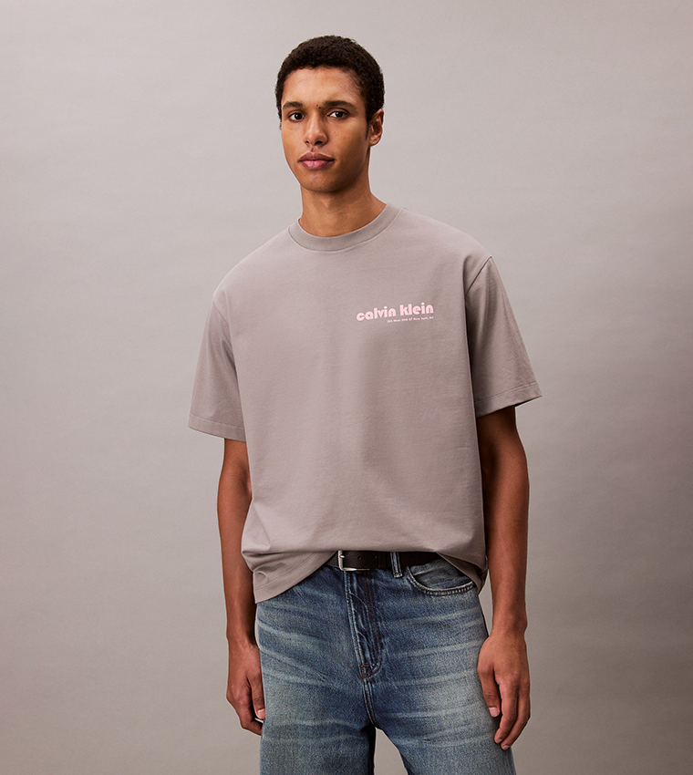 Logo Printed Crew Neck T-Shirt