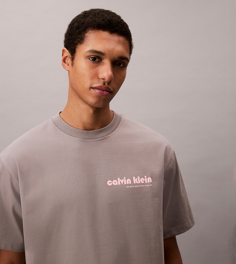 Logo Printed Crew Neck T-Shirt