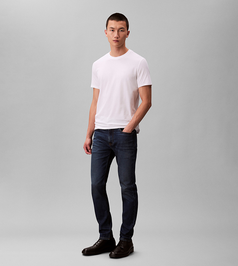 بنطلون جينز ضيق مغسول