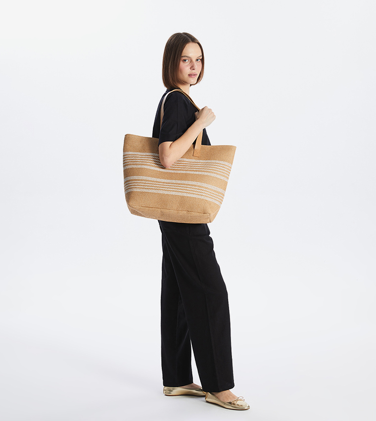 Striped Tote Bag