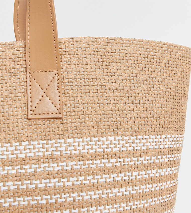Striped Tote Bag