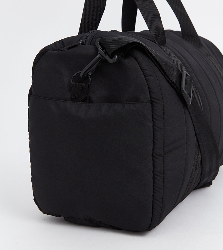 Quilted Zippered Duffle Bag
