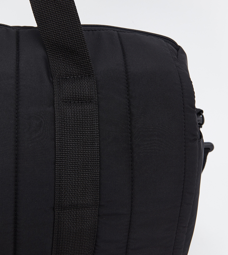Quilted Zippered Duffle Bag