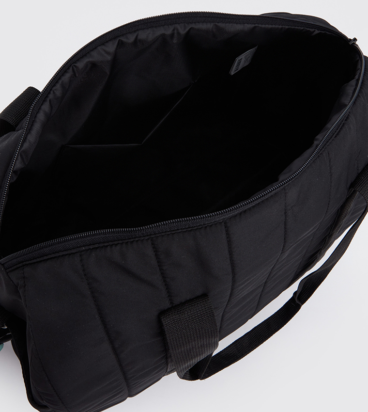 Quilted Zippered Duffle Bag